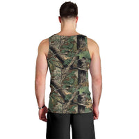 Santa Deer Hunting Christmas Men Tank Top Hunting Camouflage Patterns - Wonder Print Shop