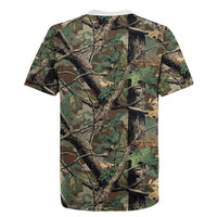 Santa Deer Hunting Christmas Rugby Jersey Hunting Camouflage Patterns - Wonder Print Shop