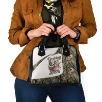 Santa Deer Hunting Christmas Shoulder Handbag Hunting Camouflage Patterns - Wonder Print Shop