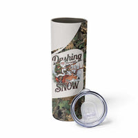 Santa Deer Hunting Christmas Skinny Tumbler Hunting Camouflage Patterns - Wonder Print Shop