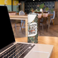 Santa Deer Hunting Christmas Skinny Tumbler Hunting Camouflage Patterns - Wonder Print Shop