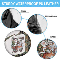 Santa Deer Hunting Christmas Spare Tire Cover Hunting Camouflage Patterns - Wonder Print Shop