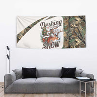 Santa Deer Hunting Christmas Tapestry Hunting Camouflage Patterns - Wonder Print Shop