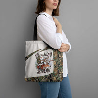Santa Deer Hunting Christmas Tote Bag Hunting Camouflage Patterns - Wonder Print Shop