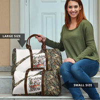 Santa Deer Hunting Christmas Travel Bag Hunting Camouflage Patterns - Wonder Print Shop