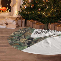 Santa Deer Hunting Christmas Tree Skirt Hunting Camouflage Patterns - Wonder Print Shop