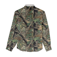 Santa Deer Hunting Christmas Women Casual Shirt Hunting Camouflage Patterns - Wonder Print Shop