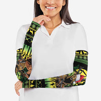 Merry Hunmas Arm Sleeves Hunter Deer Santa Hat - Wonder Print Shop
