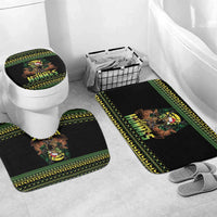 Merry Hunmas Bathroom Set Hunter Deer Santa Hat - Wonder Print Shop