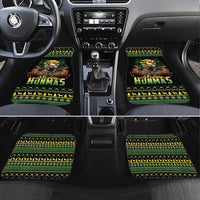 Merry Hunmas Car Mats Hunter Deer Santa Hat - Wonder Print Shop