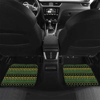 Merry Hunmas Car Mats Hunter Deer Santa Hat - Wonder Print Shop