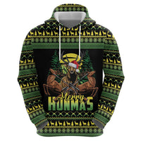 Merry Hunmas Hoodie Hunter Deer Santa Hat - Wonder Print Shop
