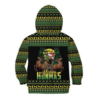 Merry Hunmas Kid Hoodie Hunter Deer Santa Hat - Wonder Print Shop