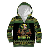Merry Hunmas Kid Hoodie Hunter Deer Santa Hat - Wonder Print Shop