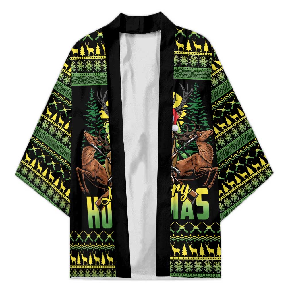 Merry Hunmas Kimono Hunter Deer Santa Hat - Wonder Print Shop