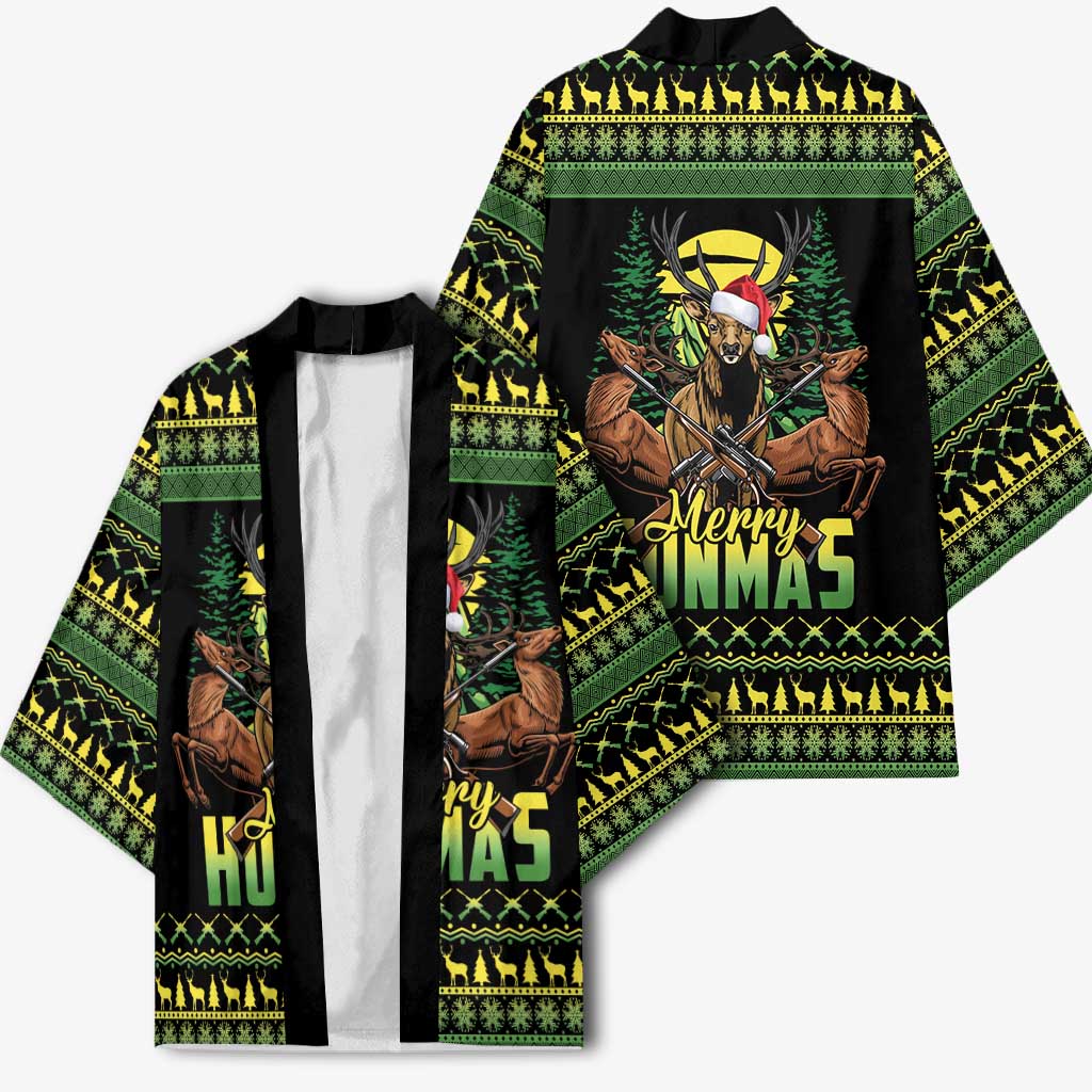 Merry Hunmas Kimono Hunter Deer Santa Hat - Wonder Print Shop
