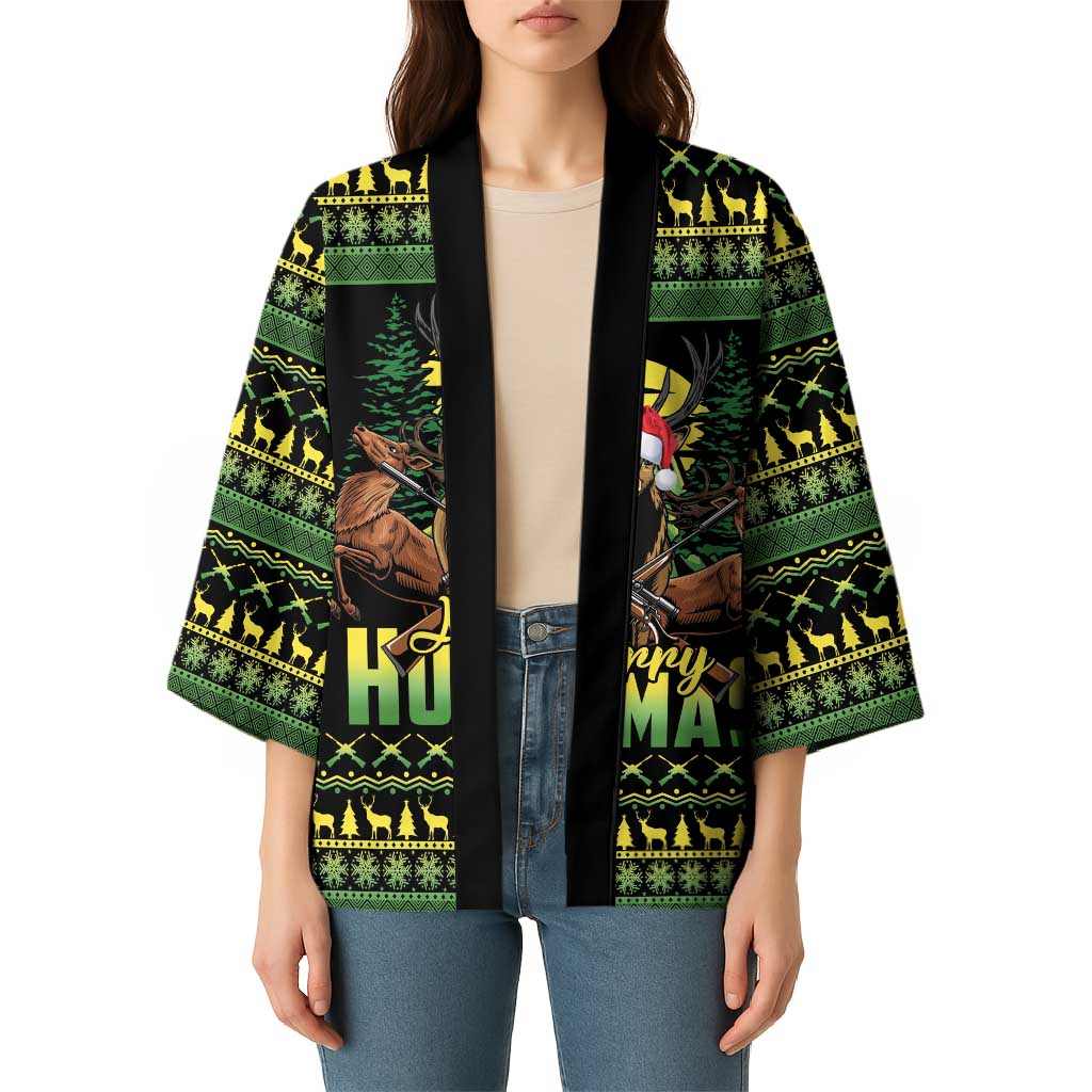 Merry Hunmas Kimono Hunter Deer Santa Hat - Wonder Print Shop