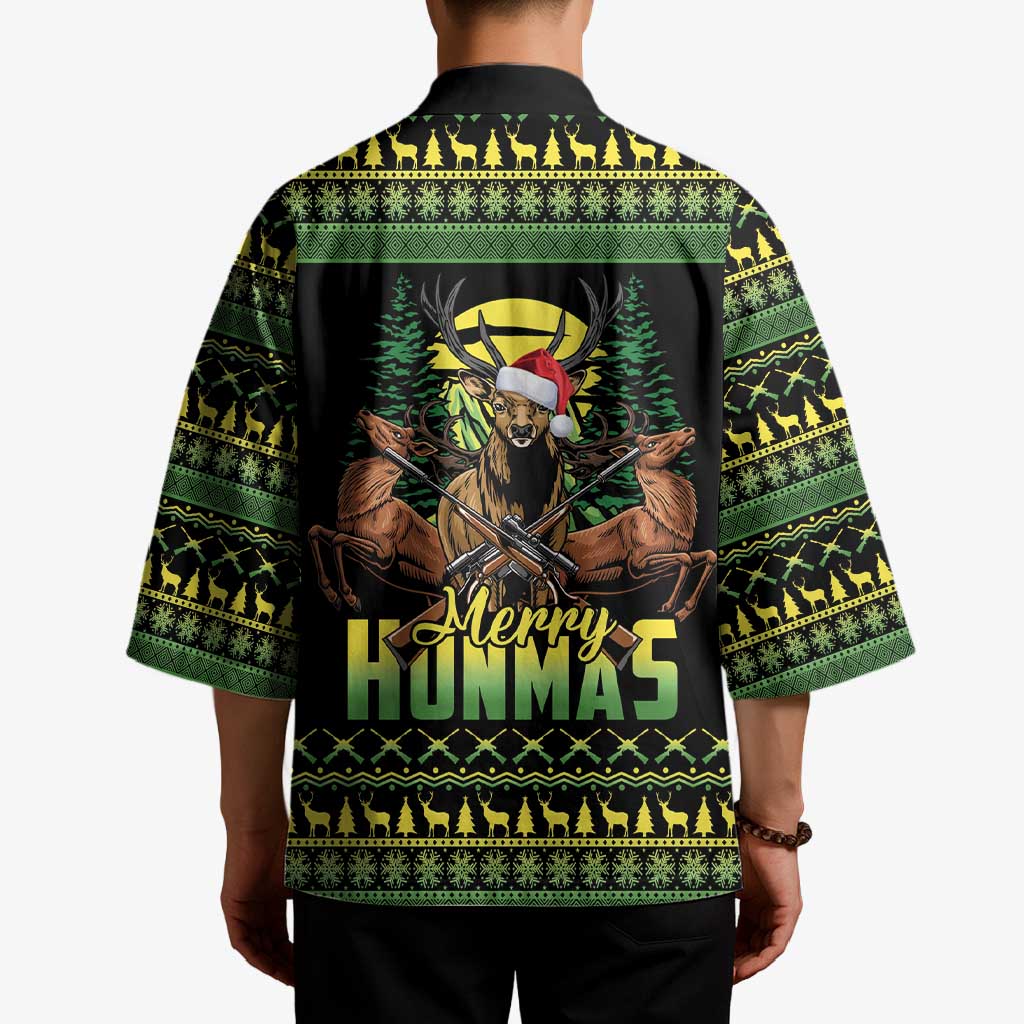Merry Hunmas Kimono Hunter Deer Santa Hat - Wonder Print Shop