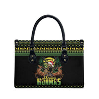 Merry Hunmas Leather Bag Hunter Deer Santa Hat - Wonder Print Shop