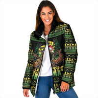Merry Hunmas Padded Jacket Hunter Deer Santa Hat - Wonder Print Shop