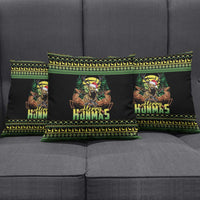 Merry Hunmas Pillow Cover Hunter Deer Santa Hat - Wonder Print Shop