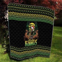 Merry Hunmas Quilt Hunter Deer Santa Hat - Wonder Print Shop