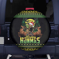 Merry Hunmas Spare Tire Cover Hunter Deer Santa Hat - Wonder Print Shop