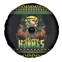 Merry Hunmas Spare Tire Cover Hunter Deer Santa Hat - Wonder Print Shop
