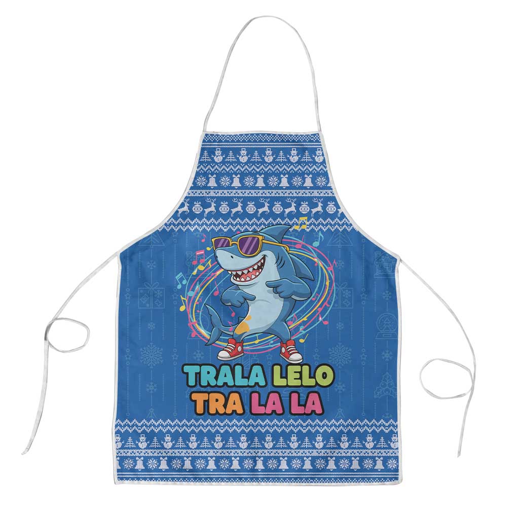 Brainrot Tralalero Tralala Shark Apron Christmas Funny - Wonder Print Shop