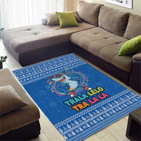 Brainrot Tralalero Tralala Shark Area Rug Christmas Funny - Wonder Print Shop