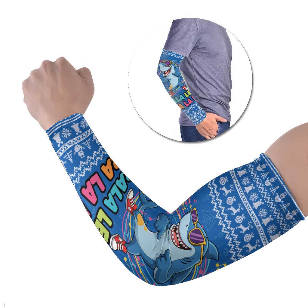 Brainrot Tralalero Tralala Shark Arm Sleeves Christmas Funny - Wonder Print Shop