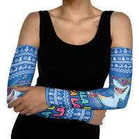 Brainrot Tralalero Tralala Shark Arm Sleeves Christmas Funny - Wonder Print Shop