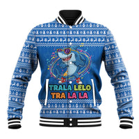 Brainrot Tralalero Tralala Shark Baseball Jacket Christmas Funny - Wonder Print Shop