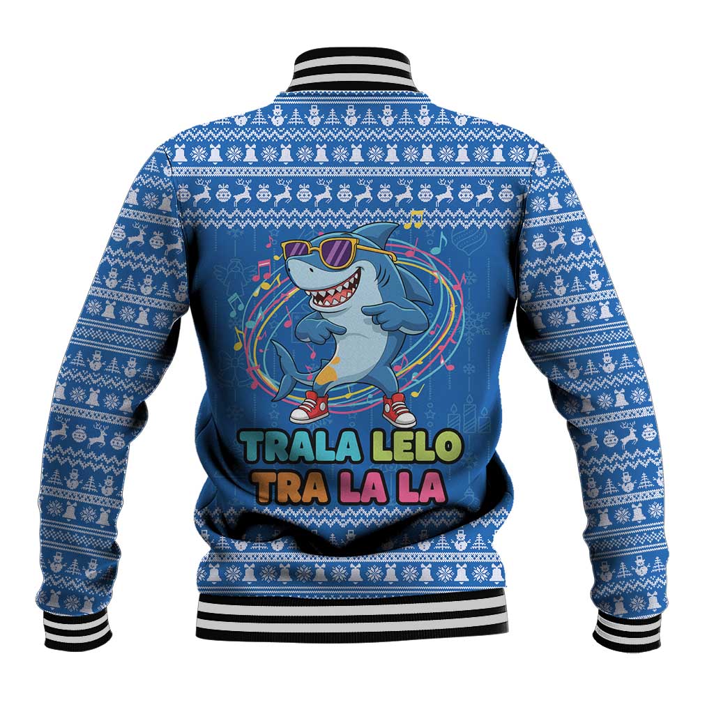 Brainrot Tralalero Tralala Shark Baseball Jacket Christmas Funny - Wonder Print Shop