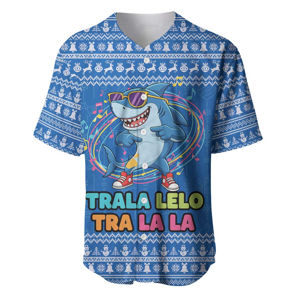 Brainrot Tralalero Tralala Shark Baseball Jersey Christmas Funny - Wonder Print Shop