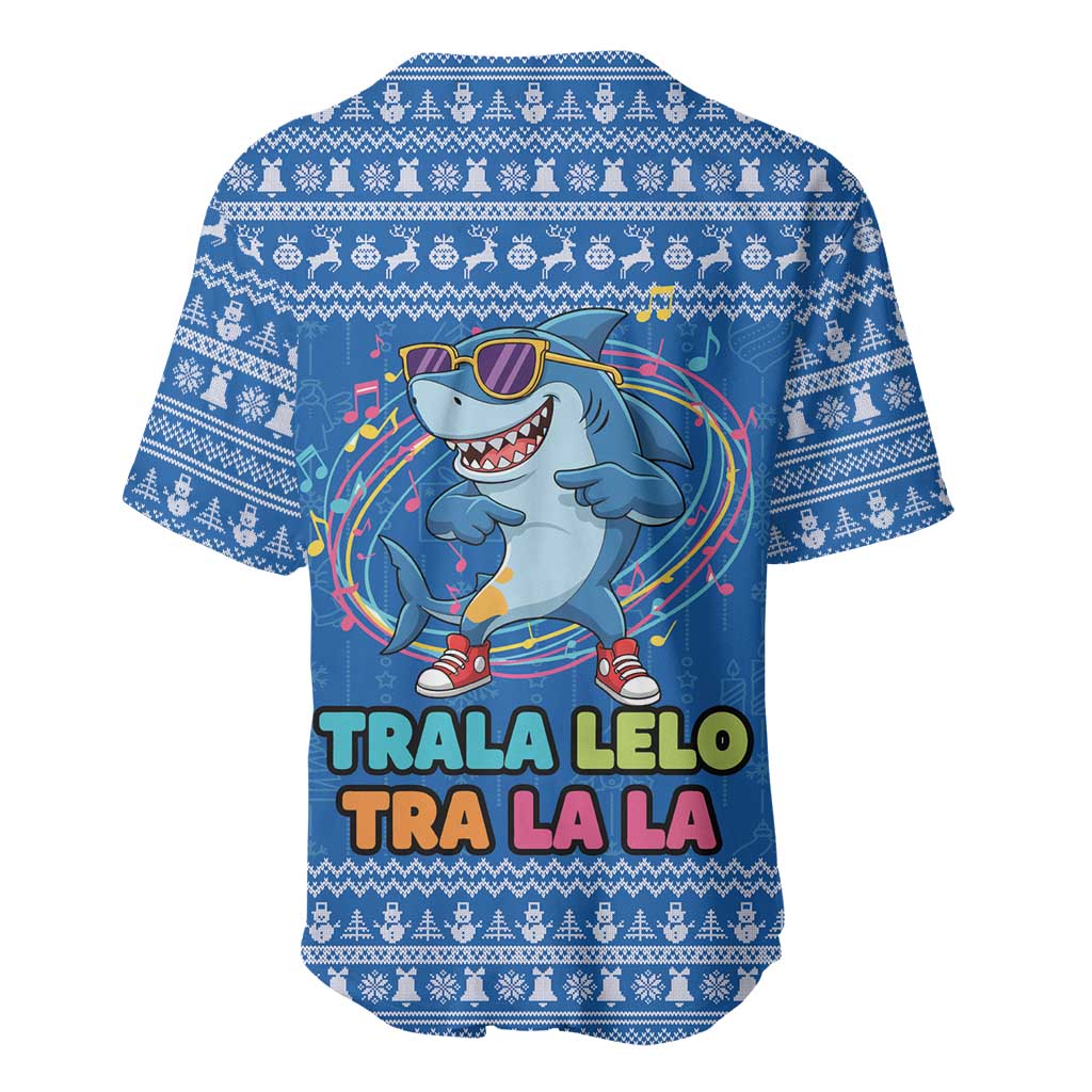 Brainrot Tralalero Tralala Shark Baseball Jersey Christmas Funny - Wonder Print Shop