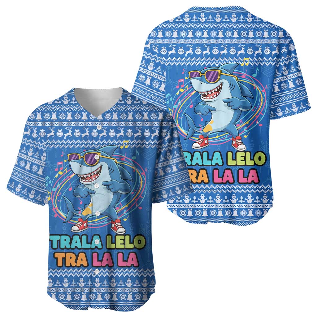 Brainrot Tralalero Tralala Shark Baseball Jersey Christmas Funny - Wonder Print Shop
