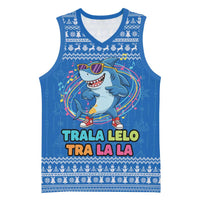 Brainrot Tralalero Tralala Shark Basketball Jersey Christmas Funny - Wonder Print Shop