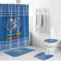 Brainrot Tralalero Tralala Shark Bathroom Set Christmas Funny - Wonder Print Shop