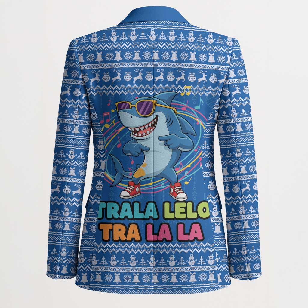 Brainrot Tralalero Tralala Shark Blazer Christmas Funny - Wonder Print Shop