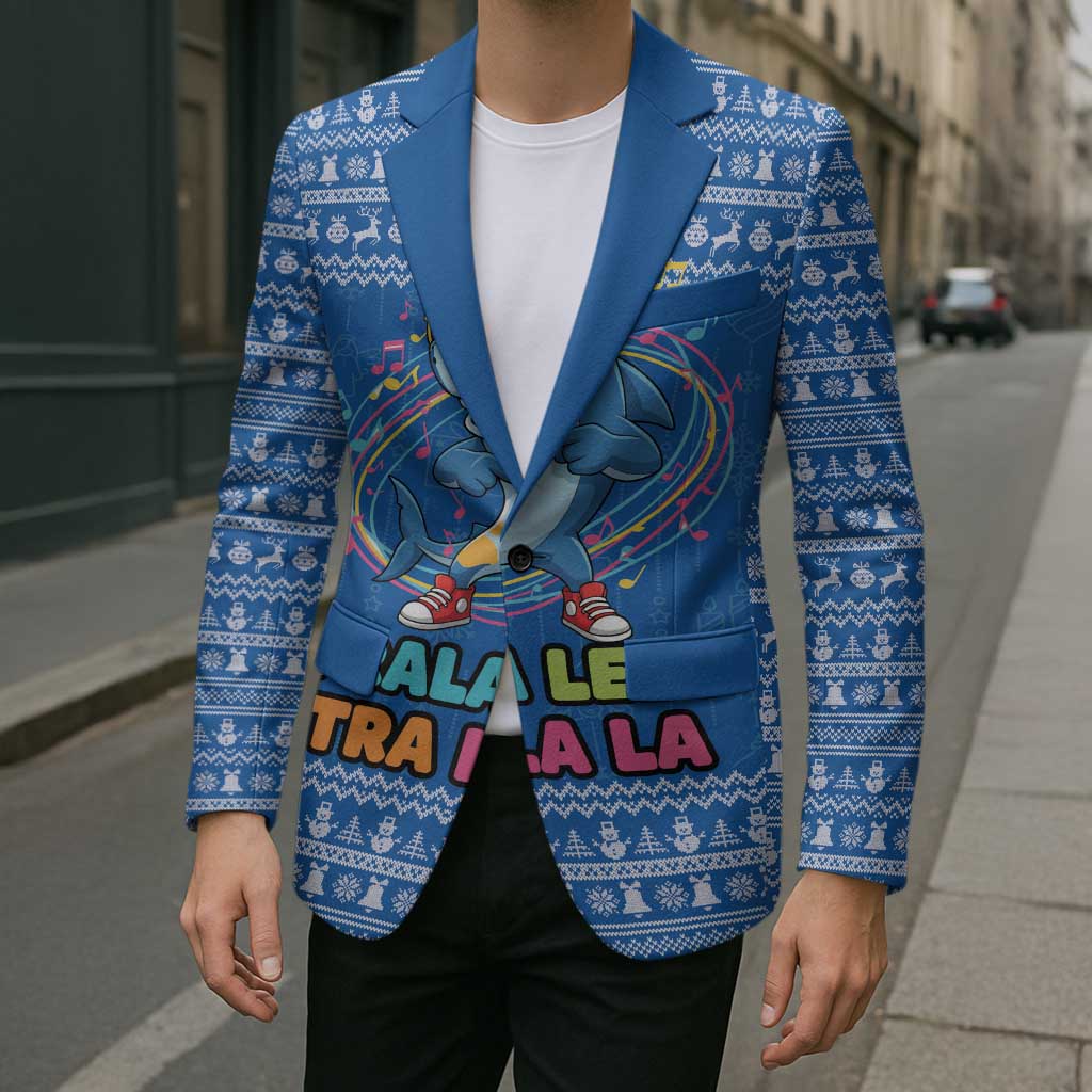 Brainrot Tralalero Tralala Shark Blazer Christmas Funny - Wonder Print Shop
