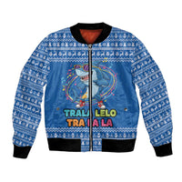 Brainrot Tralalero Tralala Shark Bomber Jacket Christmas Funny - Wonder Print Shop