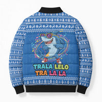 Brainrot Tralalero Tralala Shark Bomber Puffer Jacket Christmas Funny - Wonder Print Shop