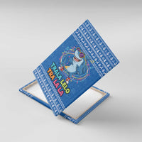 Brainrot Tralalero Tralala Shark Canvas Wall Art Christmas Funny - Wonder Print Shop