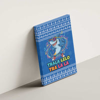 Brainrot Tralalero Tralala Shark Canvas Wall Art Christmas Funny - Wonder Print Shop