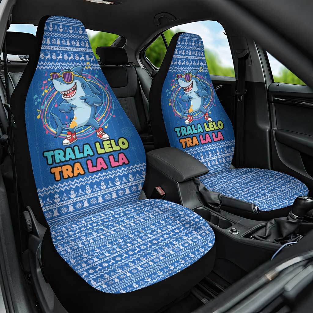Brainrot Tralalero Tralala Shark Car Seat Cover Christmas Funny - Wonder Print Shop