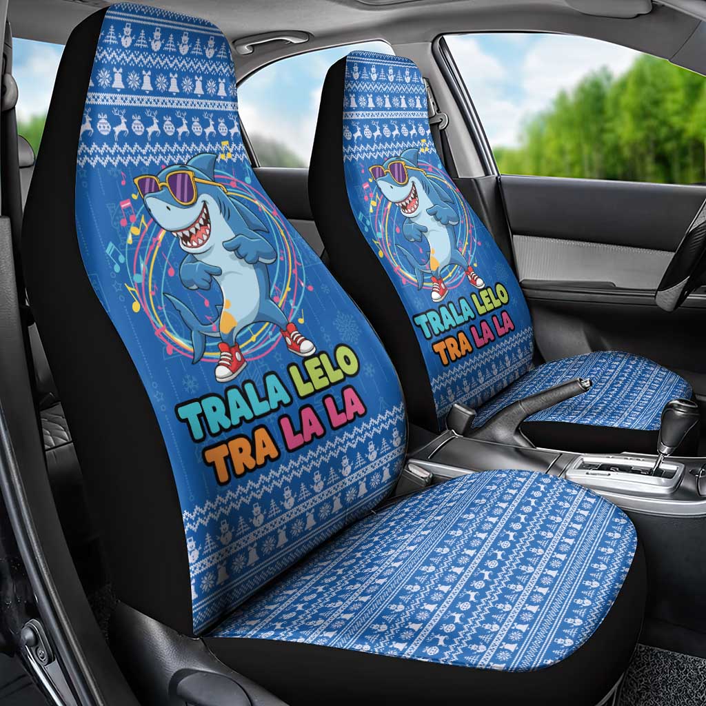 Brainrot Tralalero Tralala Shark Car Seat Cover Christmas Funny - Wonder Print Shop