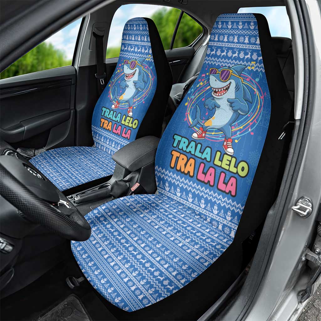 Brainrot Tralalero Tralala Shark Car Seat Cover Christmas Funny - Wonder Print Shop