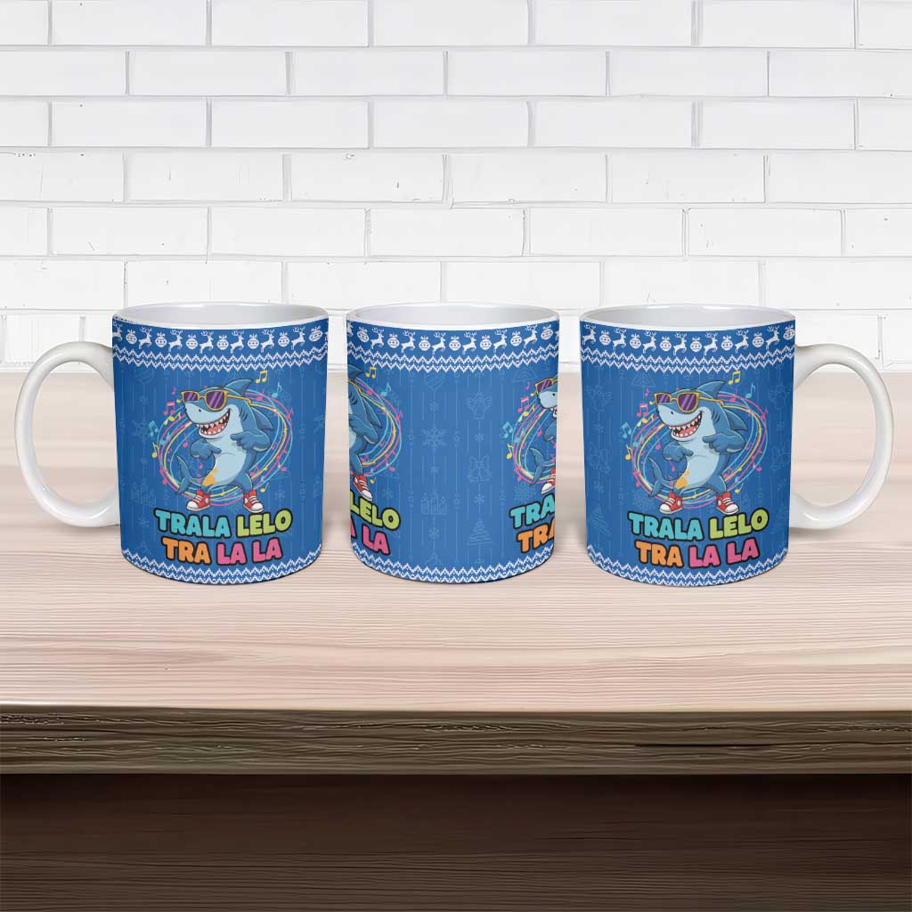 Brainrot Tralalero Tralala Shark Ceramic Mug Christmas Funny - Wonder Print Shop