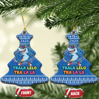 Brainrot Tralalero Tralala Shark Ceramic Ornament Christmas Funny - Wonder Print Shop